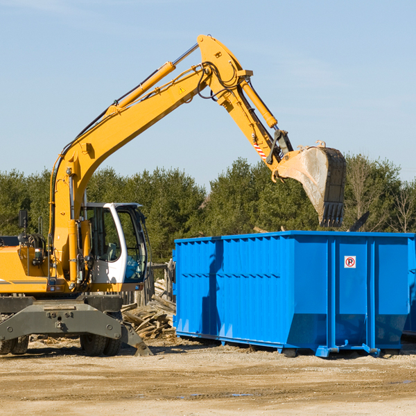 what are the rental fees for a residential dumpster in Eckhart Mines MD